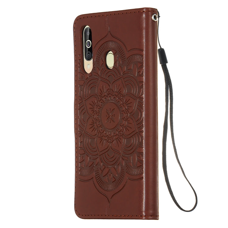 For Galaxy A60 Dream Catcher Printing Horizontal Flip Leather Case with Holder & Card Slots & Wallet & Lanyard