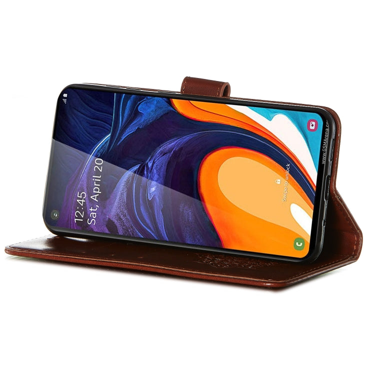 For Galaxy A60 Dream Catcher Printing Horizontal Flip Leather Case with Holder & Card Slots & Wallet & Lanyard