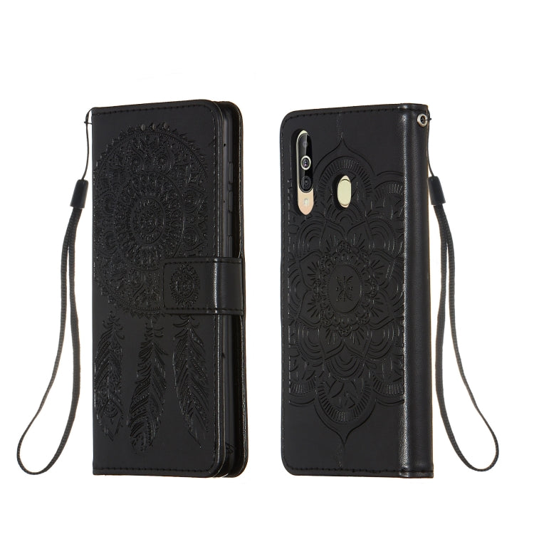 For Galaxy A60 Dream Catcher Printing Horizontal Flip Leather Case with Holder & Card Slots & Wallet & Lanyard