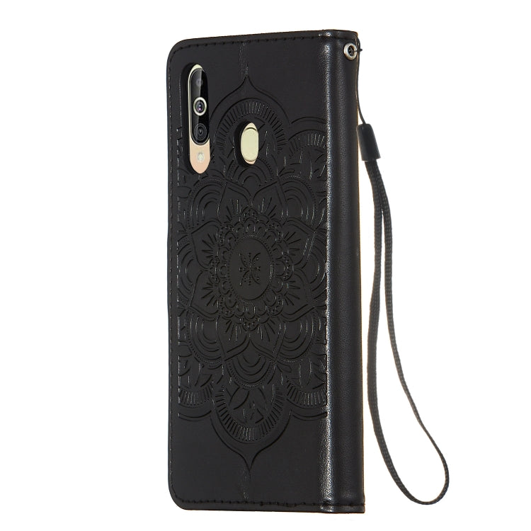 For Galaxy A60 Dream Catcher Printing Horizontal Flip Leather Case with Holder & Card Slots & Wallet & Lanyard