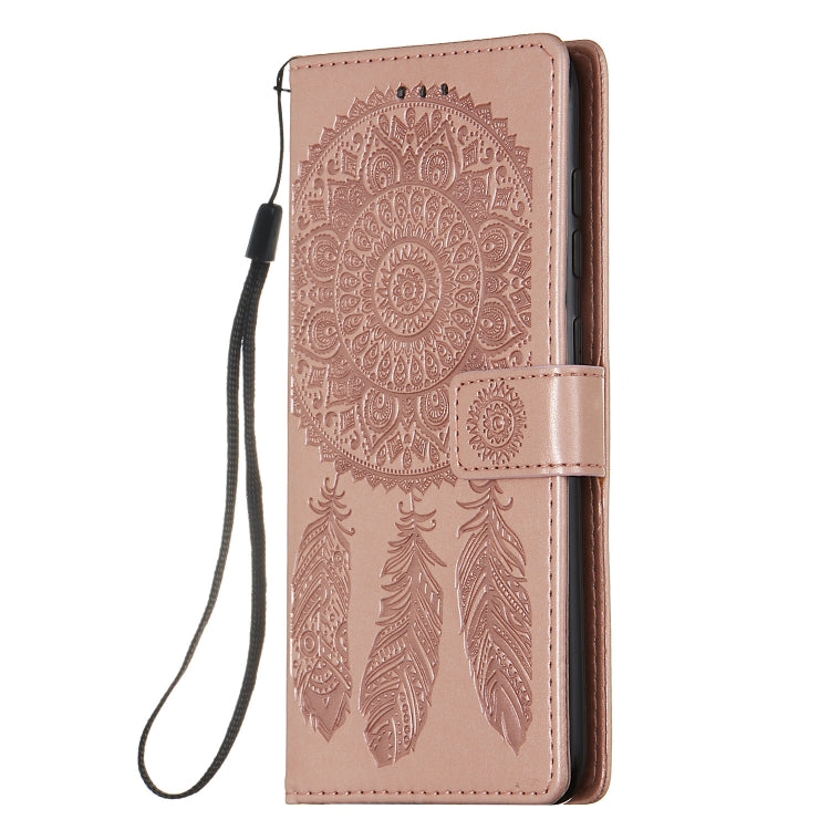 For Galaxy A70 Dream Catcher Printing Horizontal Flip Leather Case with Holder & Card Slots & Wallet & Lanyard