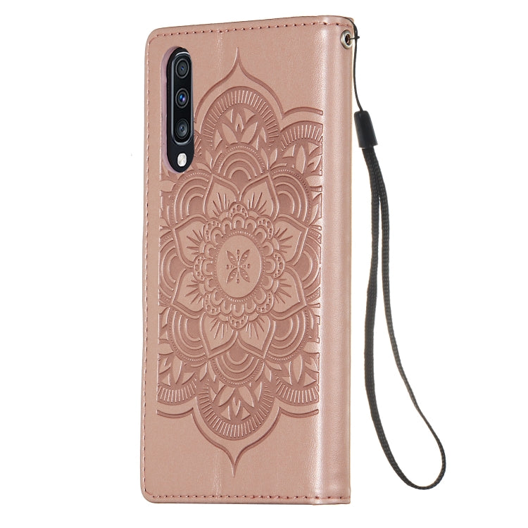 For Galaxy A70 Dream Catcher Printing Horizontal Flip Leather Case with Holder & Card Slots & Wallet & Lanyard