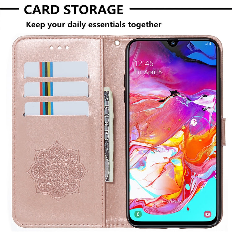 For Galaxy A70 Dream Catcher Printing Horizontal Flip Leather Case with Holder & Card Slots & Wallet & Lanyard