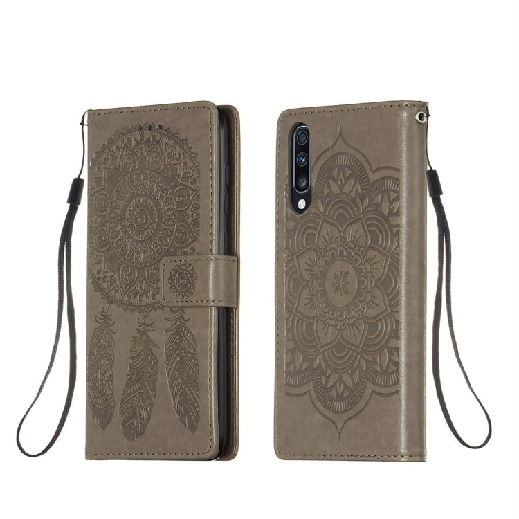 For Galaxy A70 Dream Catcher Printing Horizontal Flip Leather Case with Holder & Card Slots & Wallet & Lanyard