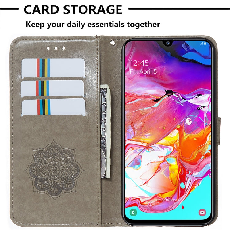 For Galaxy A70 Dream Catcher Printing Horizontal Flip Leather Case with Holder & Card Slots & Wallet & Lanyard