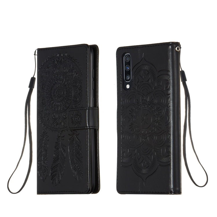 For Galaxy A70 Dream Catcher Printing Horizontal Flip Leather Case with Holder & Card Slots & Wallet & Lanyard