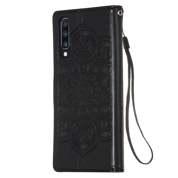For Galaxy A70 Dream Catcher Printing Horizontal Flip Leather Case with Holder & Card Slots & Wallet & Lanyard