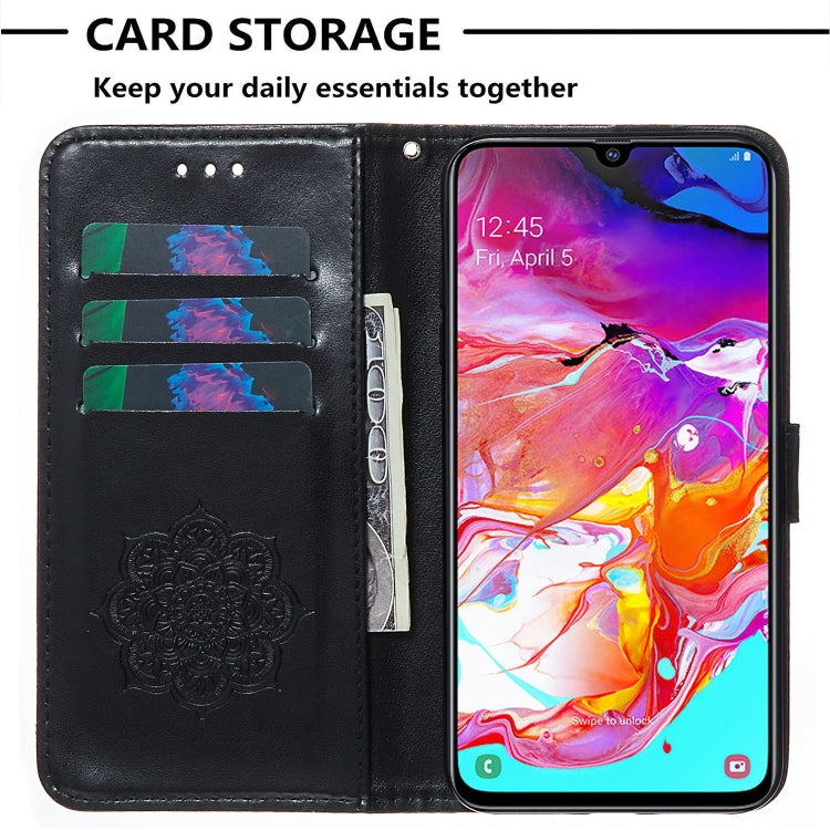 For Galaxy A70 Dream Catcher Printing Horizontal Flip Leather Case with Holder & Card Slots & Wallet & Lanyard
