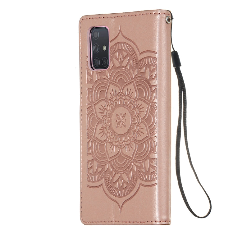 For Galaxy A71 Dream Catcher Printing Horizontal Flip Leather Case with Holder & Card Slots & Wallet & Lanyard