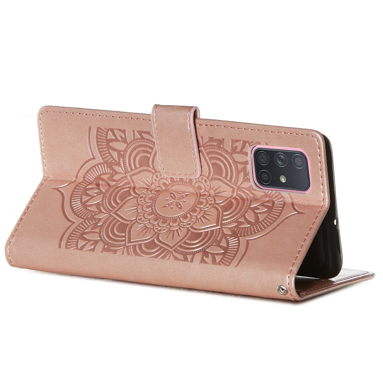 For Galaxy A71 Dream Catcher Printing Horizontal Flip Leather Case with Holder & Card Slots & Wallet & Lanyard