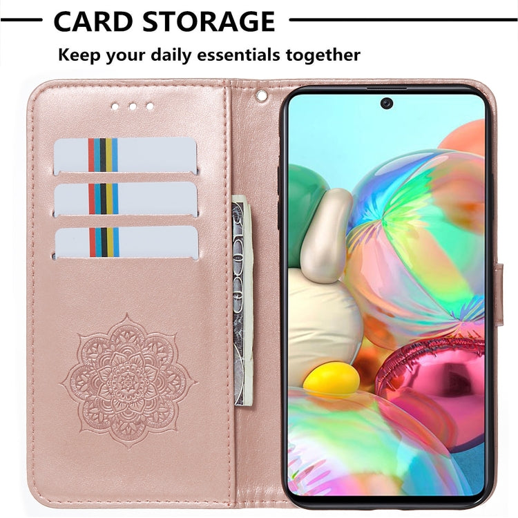 For Galaxy A71 Dream Catcher Printing Horizontal Flip Leather Case with Holder & Card Slots & Wallet & Lanyard