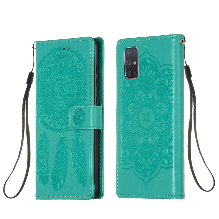For Galaxy A71 Dream Catcher Printing Horizontal Flip Leather Case with Holder & Card Slots & Wallet & Lanyard