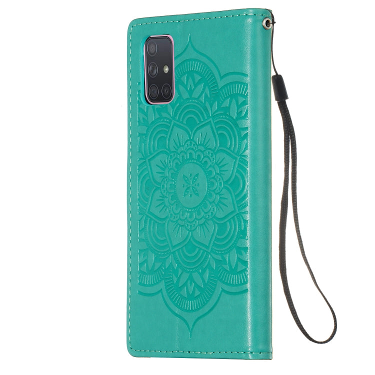 For Galaxy A71 Dream Catcher Printing Horizontal Flip Leather Case with Holder & Card Slots & Wallet & Lanyard
