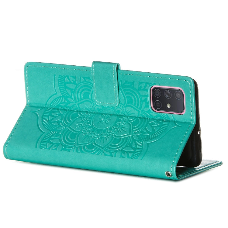 For Galaxy A71 Dream Catcher Printing Horizontal Flip Leather Case with Holder & Card Slots & Wallet & Lanyard