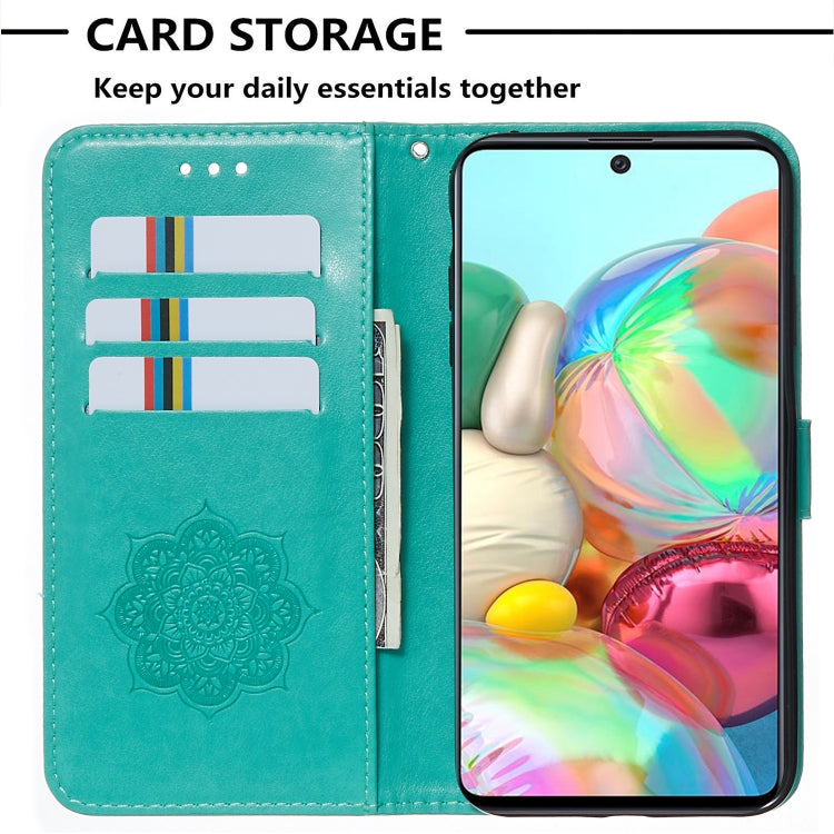 For Galaxy A71 Dream Catcher Printing Horizontal Flip Leather Case with Holder & Card Slots & Wallet & Lanyard