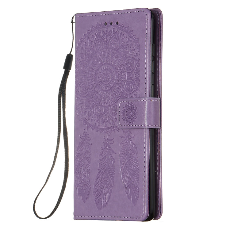 For Galaxy A71 Dream Catcher Printing Horizontal Flip Leather Case with Holder & Card Slots & Wallet & Lanyard