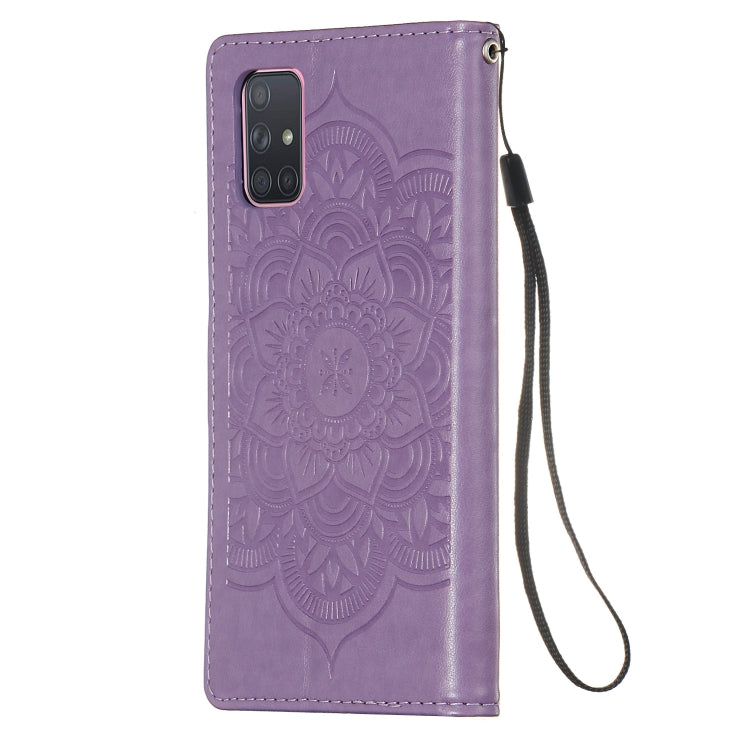 For Galaxy A71 Dream Catcher Printing Horizontal Flip Leather Case with Holder & Card Slots & Wallet & Lanyard