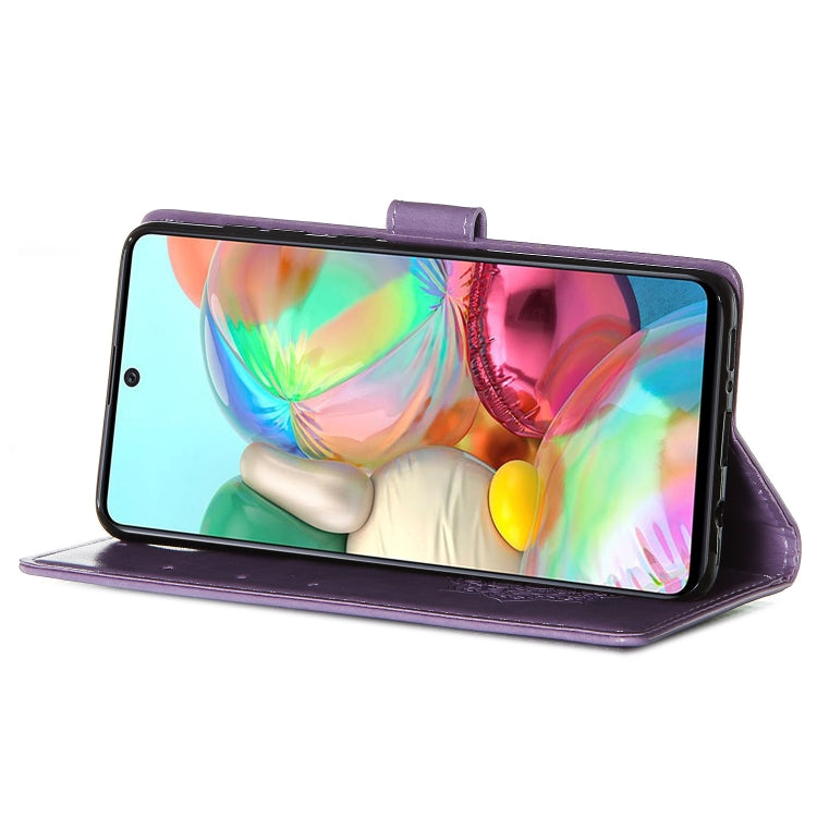For Galaxy A71 Dream Catcher Printing Horizontal Flip Leather Case with Holder & Card Slots & Wallet & Lanyard
