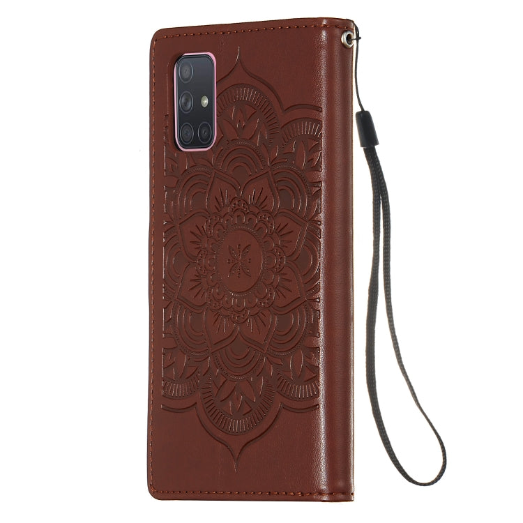 For Galaxy A71 Dream Catcher Printing Horizontal Flip Leather Case with Holder & Card Slots & Wallet & Lanyard