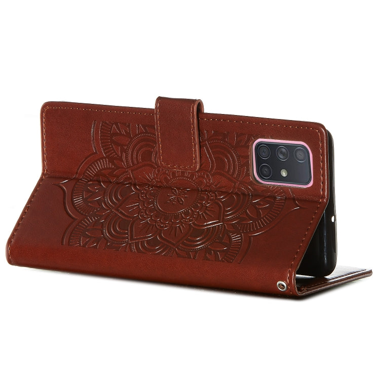 For Galaxy A71 Dream Catcher Printing Horizontal Flip Leather Case with Holder & Card Slots & Wallet & Lanyard
