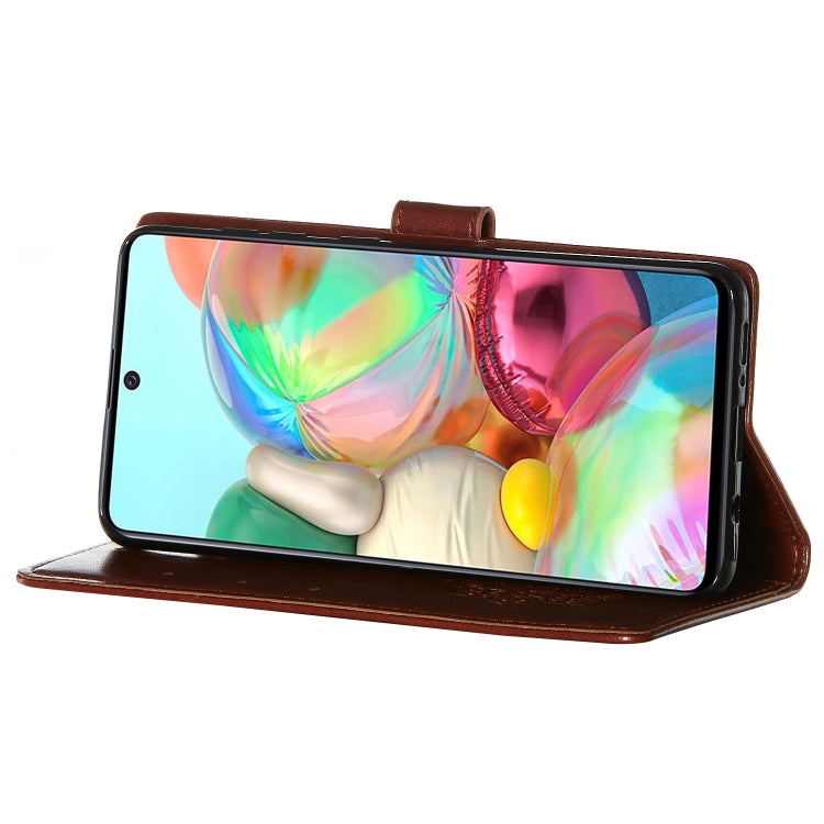 For Galaxy A71 Dream Catcher Printing Horizontal Flip Leather Case with Holder & Card Slots & Wallet & Lanyard
