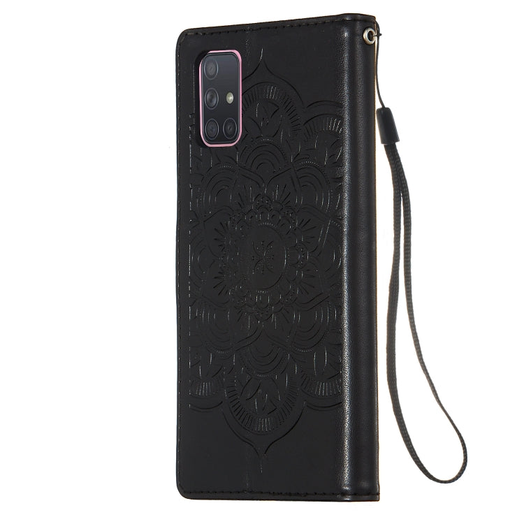 For Galaxy A71 Dream Catcher Printing Horizontal Flip Leather Case with Holder & Card Slots & Wallet & Lanyard