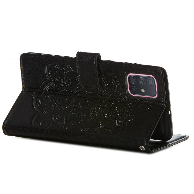 For Galaxy A71 Dream Catcher Printing Horizontal Flip Leather Case with Holder & Card Slots & Wallet & Lanyard