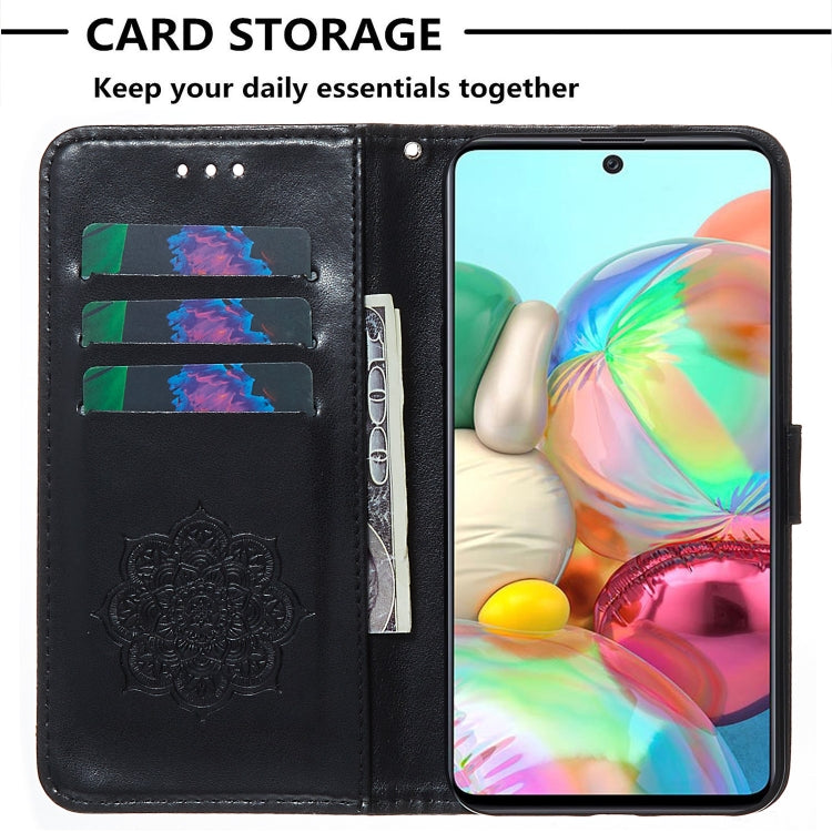 For Galaxy A71 Dream Catcher Printing Horizontal Flip Leather Case with Holder & Card Slots & Wallet & Lanyard