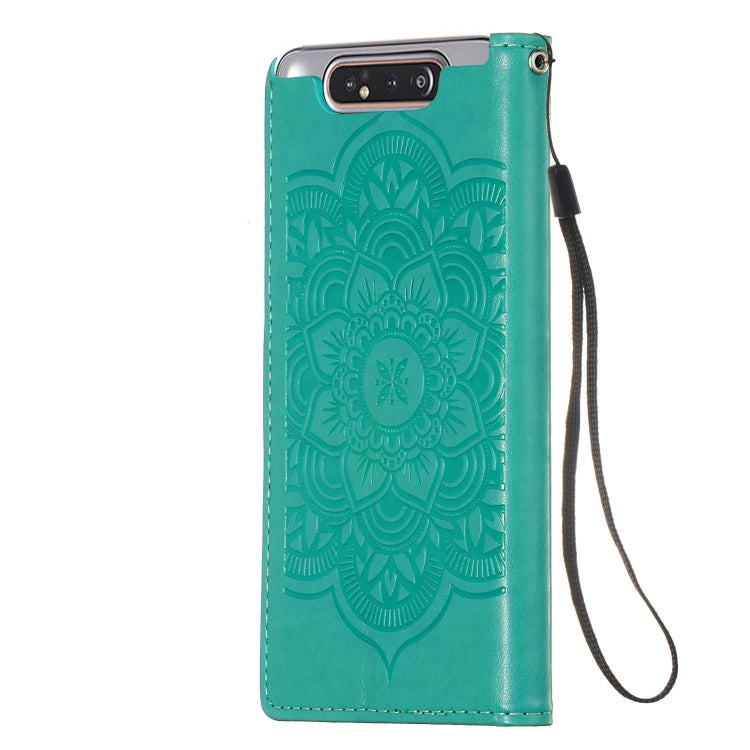 For Galaxy A80 Dream Catcher Printing Horizontal Flip Leather Case with Holder & Card Slots & Wallet & Lanyard