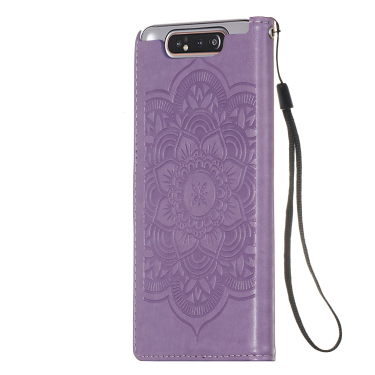 For Galaxy A80 Dream Catcher Printing Horizontal Flip Leather Case with Holder & Card Slots & Wallet & Lanyard