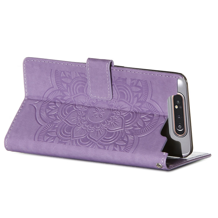 For Galaxy A80 Dream Catcher Printing Horizontal Flip Leather Case with Holder & Card Slots & Wallet & Lanyard