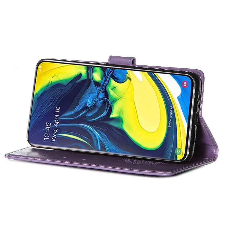 For Galaxy A80 Dream Catcher Printing Horizontal Flip Leather Case with Holder & Card Slots & Wallet & Lanyard