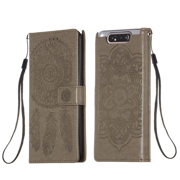 For Galaxy A80 Dream Catcher Printing Horizontal Flip Leather Case with Holder & Card Slots & Wallet & Lanyard
