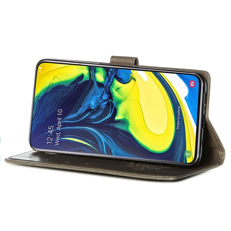 For Galaxy A80 Dream Catcher Printing Horizontal Flip Leather Case with Holder & Card Slots & Wallet & Lanyard