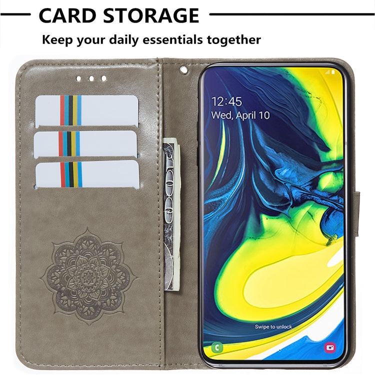 For Galaxy A80 Dream Catcher Printing Horizontal Flip Leather Case with Holder & Card Slots & Wallet & Lanyard