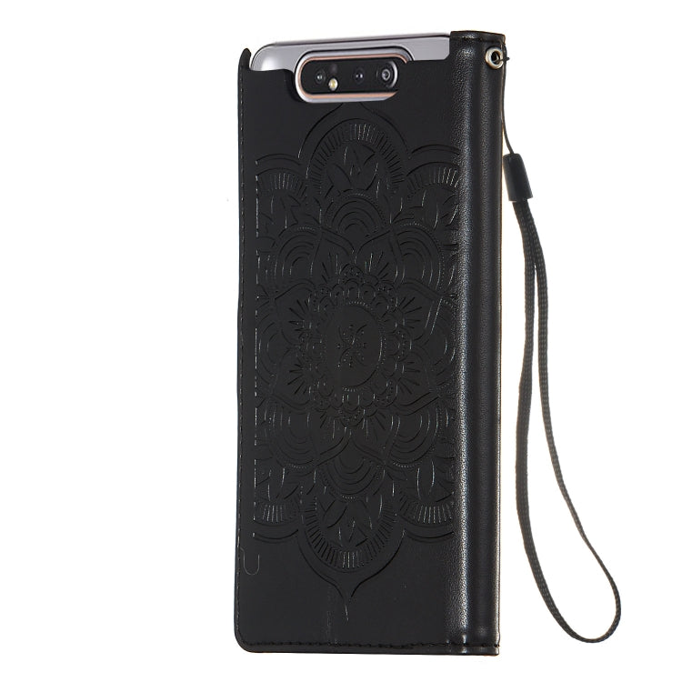 For Galaxy A80 Dream Catcher Printing Horizontal Flip Leather Case with Holder & Card Slots & Wallet & Lanyard