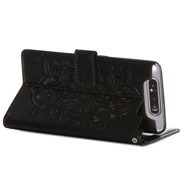 For Galaxy A80 Dream Catcher Printing Horizontal Flip Leather Case with Holder & Card Slots & Wallet & Lanyard
