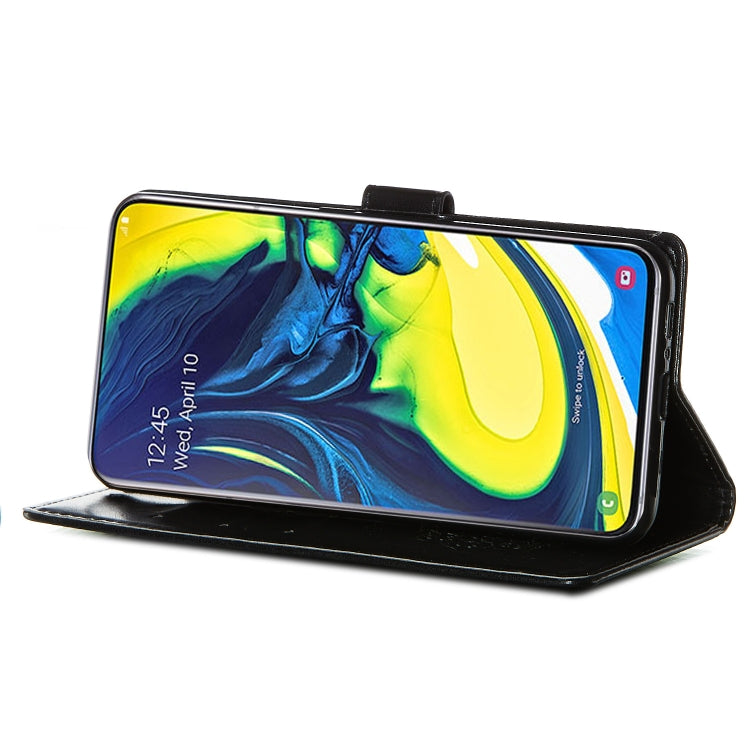 For Galaxy A80 Dream Catcher Printing Horizontal Flip Leather Case with Holder & Card Slots & Wallet & Lanyard