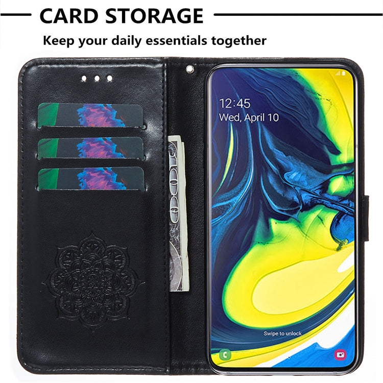 For Galaxy A80 Dream Catcher Printing Horizontal Flip Leather Case with Holder & Card Slots & Wallet & Lanyard