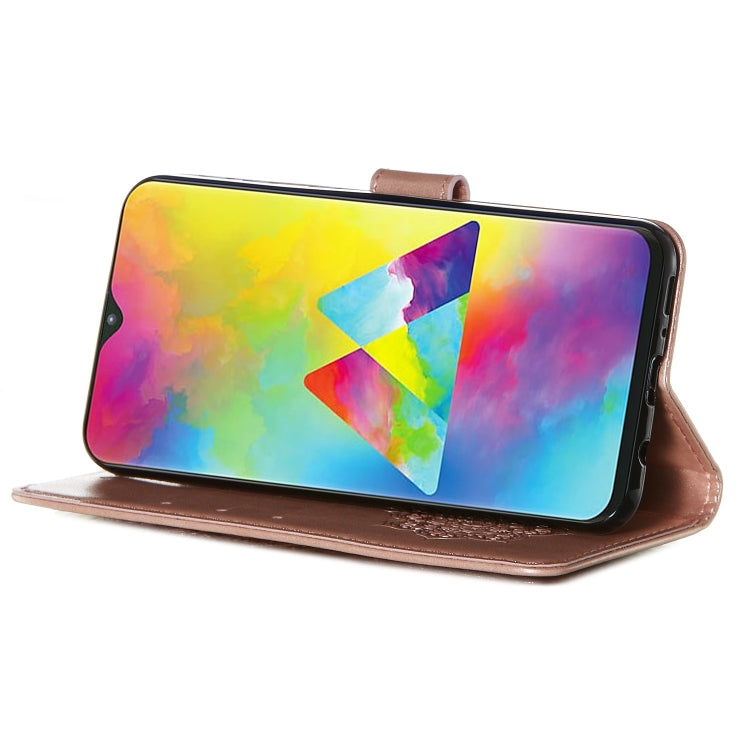 For Galaxy M20 Dream Catcher Printing Horizontal Flip Leather Case with Holder & Card Slots & Wallet & Lanyard