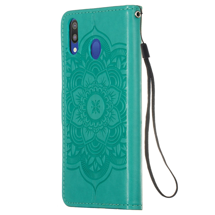 For Galaxy M20 Dream Catcher Printing Horizontal Flip Leather Case with Holder & Card Slots & Wallet & Lanyard