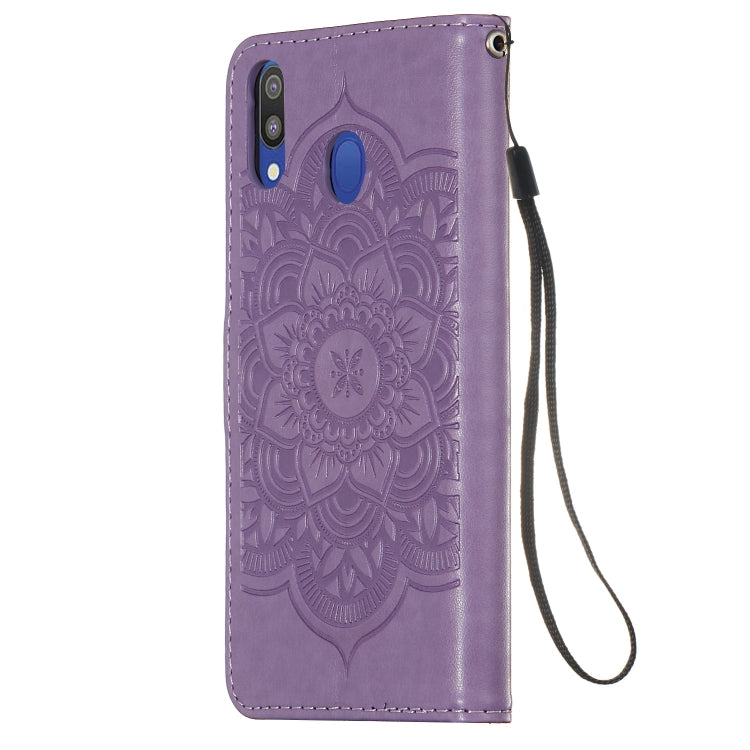 For Galaxy M20 Dream Catcher Printing Horizontal Flip Leather Case with Holder & Card Slots & Wallet & Lanyard