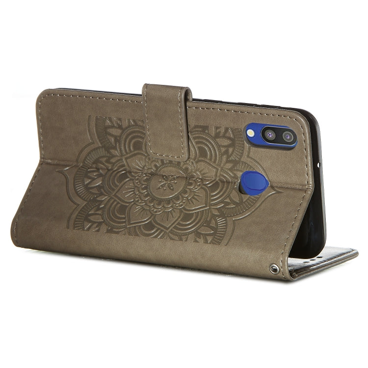 For Galaxy M20 Dream Catcher Printing Horizontal Flip Leather Case with Holder & Card Slots & Wallet & Lanyard