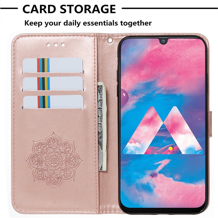 For Galaxy M30 Dream Catcher Printing Horizontal Flip Leather Case with Holder & Card Slots & Wallet & Lanyard