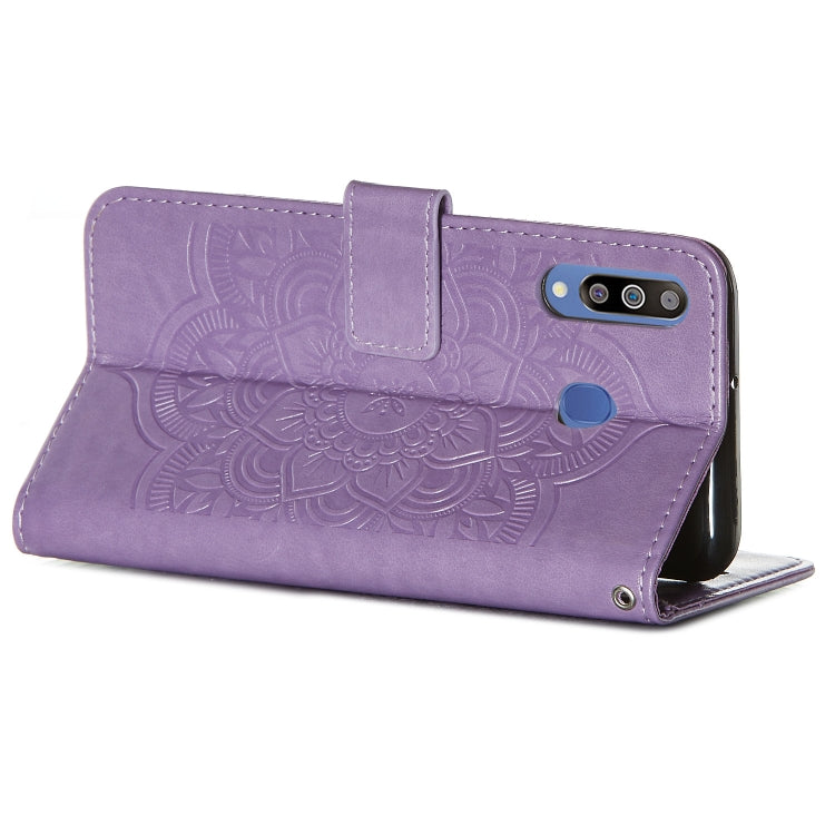 For Galaxy M30 Dream Catcher Printing Horizontal Flip Leather Case with Holder & Card Slots & Wallet & Lanyard