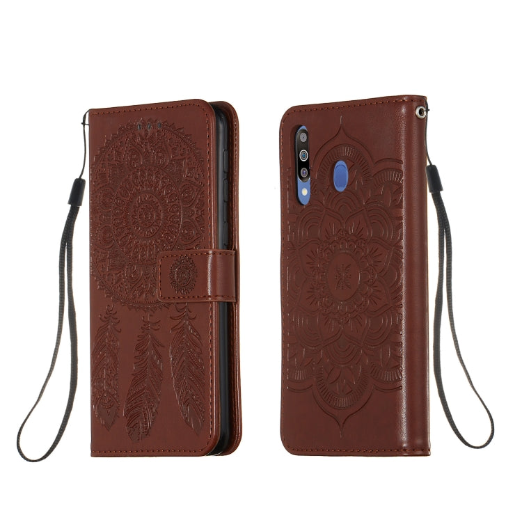 For Galaxy M30 Dream Catcher Printing Horizontal Flip Leather Case with Holder & Card Slots & Wallet & Lanyard