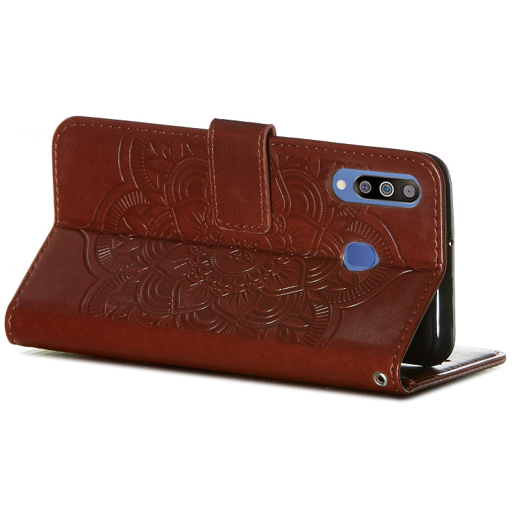For Galaxy M30 Dream Catcher Printing Horizontal Flip Leather Case with Holder & Card Slots & Wallet & Lanyard