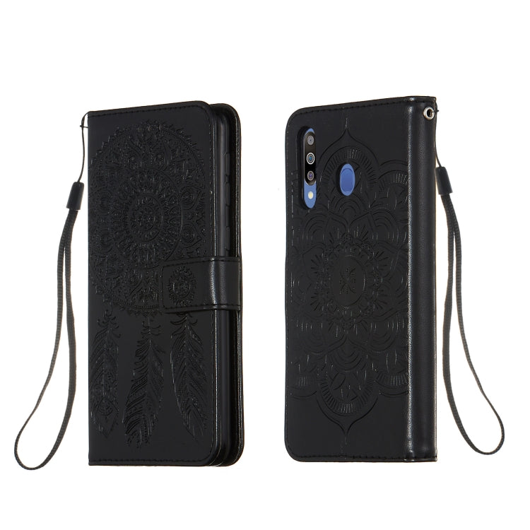 For Galaxy M30 Dream Catcher Printing Horizontal Flip Leather Case with Holder & Card Slots & Wallet & Lanyard