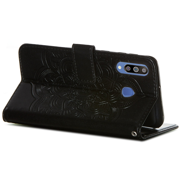 For Galaxy M30 Dream Catcher Printing Horizontal Flip Leather Case with Holder & Card Slots & Wallet & Lanyard