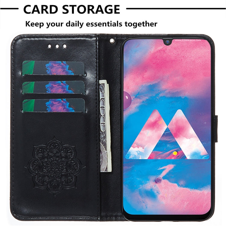For Galaxy M30 Dream Catcher Printing Horizontal Flip Leather Case with Holder & Card Slots & Wallet & Lanyard